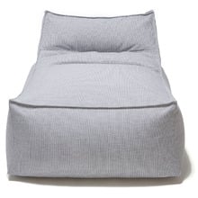 2 Piece Grey Panza Outdoor Bean Bag Lounge Cover Set
